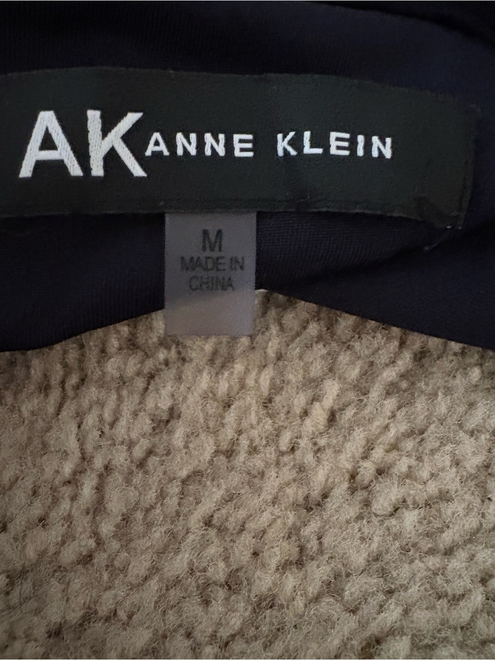 Anne Klein Midnight Navy striped dress